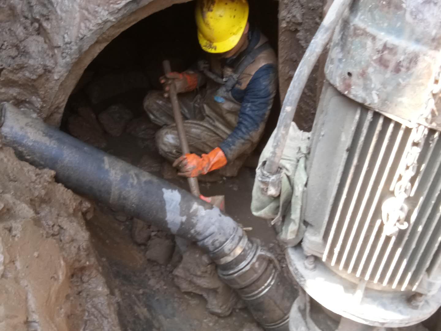 兰洋镇管道清淤