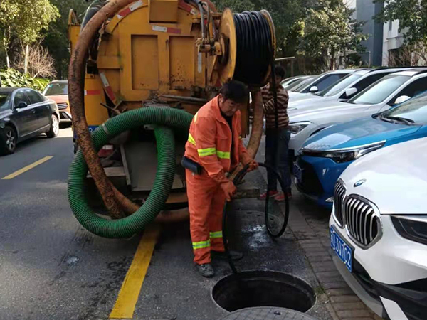 兰洋镇排污管道清淤