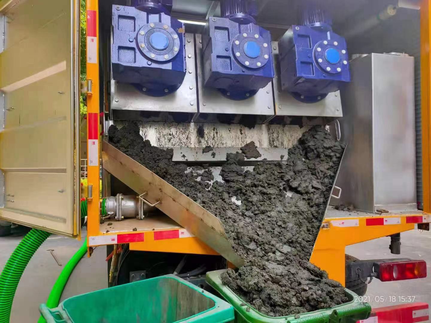 兰洋镇化粪池清掏城市维护站-泥浆净化干湿分离处理